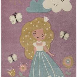 Χαλί Yolo 70407 250 Lila-Multi Βιοκαρπέτ 160X230cm