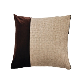 Μαξιλάρι Διακοσμητικό (Με Γέμιση) Glam 018880 Rusty Red-Beige 45X45 Polyester,Ύφασμα