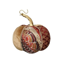 Χριστουγεννιάτικη Φιγούρα Pumpkin Brocade S 030264 13x13x14cm Multi