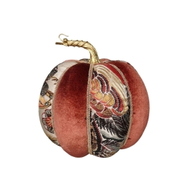 Χριστουγεννιάτικη Φιγούρα Pumpkin Brocade S 030262 19x19x20cm Multi