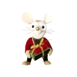 Στολίδι Mouse Man 030314 13x12x19cm Multi