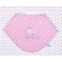 Σαλιάρα Μπαντάνα 49-9747/932 Pink Nautica 26x26cm 100% Βαμβάκι