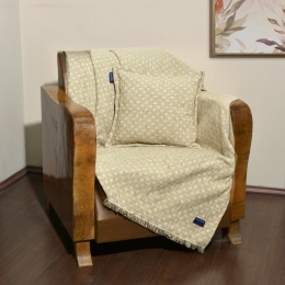 Ριχτάρι 49-10101/1104 Beige Nautica Διθέσιο 180x250cm Chenille-Πολυέστερ