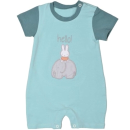 Φορμάκι Καλοκαιρινό Design 13 48-8752-68/13 Με Κέντημα Light Mint Miffy Νο68/73 Βαμβάκι-Elastane