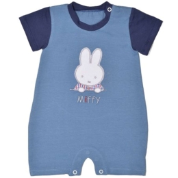 Φορμάκι Καλοκαιρινό Design 19 48-8752-56/19 Με Κέντημα Blue Miffy Νο50/56 Βαμβάκι-Elastane