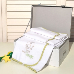Πάνα Φανελένια Des.180 Τιγράκι Khaki Baby Oliver 80x80cm 100% Βαμβάκι