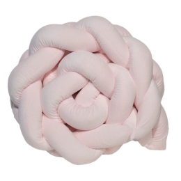 Πάντα - Πλεξούδα Κούνιας Βελουτέ Des.902 Pink Baby Oliver 20x200cm Πολυέστερ