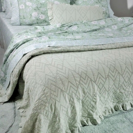 Παπλωματοθήκη ΣΧ.696 Σετ 3τμχ Mint Down Town King Size 250x260cm 100% Βαμβακοσατέν