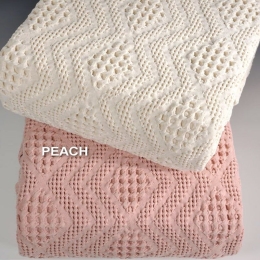 Κουβέρτα ΣΧ.871 Peach Down Town Μονό 170x240cm 100% Βαμβάκι