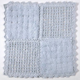 Πατάκι Μπάνιου Biscuit Blue Down Town 50 x 50cm 100% Βαμβάκι