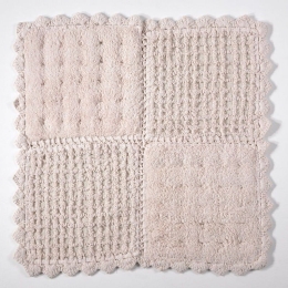 Πατάκι Μπάνιου Biscuit English Rose Down Town 75 x 75cm 100% Βαμβάκι