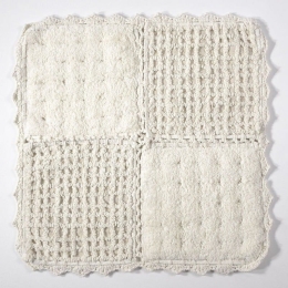 Πατάκι Μπάνιου Biscuit Ecru Down Town 125X125 100% Βαμβάκι