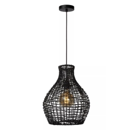 Φωτιστικό Οροφής Alban 03438/35/30 35x175cm 1xE27 40W Black Lucide