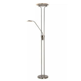 Φωτιστικό Δαπέδου Champion-Led 19792/24/12 30x180cm 20W LED 3000K Dimmable Chrome Lucide