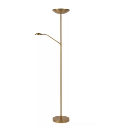 Φωτιστικό Δαπέδου Zenith 19791/24/02 25,4x180cm 20W 2xLED 3000K Dimmable Gold Lucide