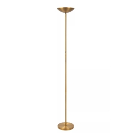 Φωτιστικό Δαπέδου Zenith 19791/20/02 25,4x180cm 20W LED 3000K Dimmable Gold Lucide