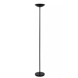 Φωτιστικό Δαπέδου Zenith 19791/20/30 25,4x180cm 20W LED 3000K Dimmable Black Lucide