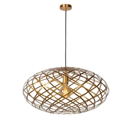 Φωτιστικό Οροφής Wolfram 21417/65/02 65x162cm 1xE27 60W Gold Lucide