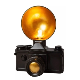 Φωτιστικό Επιτραπέζιο Camera 34546/21/30 22,5x16x30cm 1xE14 25W Black Lucide