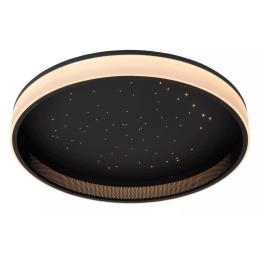 Φωτιστικό Οροφής - Πλαφονιέρα Estreja 71102/40/30 40x9cm 40W LED 2500K Dimmable Black Lucide