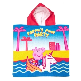 Πόντσο Θαλάσσης Quick Dry Hasbro Peppa Pig 32 Pink DimCol