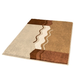 Πατάκι Μπάνιου Vanessa 5503 Brown Kleine Wolke 55Χ65 Acrylic