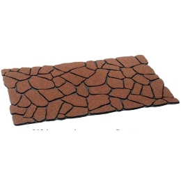 Πατάκι Εισόδου Ecomat 012 Cleanscrape Flagstone 45X75cm Brown Sdim 45X75