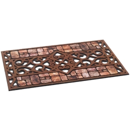 Πατάκι Εισόδου Ecomat MP Prague 45X75cm Brown Sdim 45X75