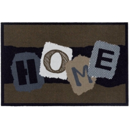 Πατάκι Εισόδου Mondial 009 Home Papercut 50X75cm Brown-Grey Sdim 50X75
