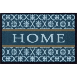 Πατάκι Εισόδου Mondial 013 Barok Home 50X75cm Dark Blue Sdim 50X75