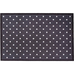 Πατάκι Εισόδου Mondial 047 Dots 50X75cm Black-White Sdim 50X75