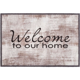 Πατάκι Εισόδου Mondial Welcome To Our Home 064 50x75cm Beige Sdim 50X75