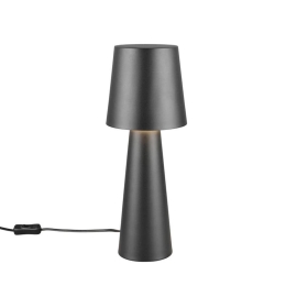 Φωτιστικό Επιτραπέζιο Nubian 562900132 16x40cm 1xE27 10W Black Trio Lighting