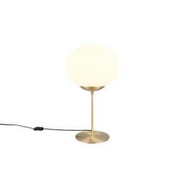 Φωτιστικό Επιτραπέζιο Fomento 563100108 30x52cm 1xE27 15W Brass-White Trio Lighting