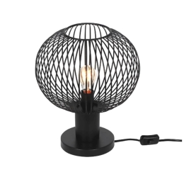 Φωτιστικό Επιτραπέζιο Gila 565790132 33x37cm 1xE27 10W Black Trio Lighting