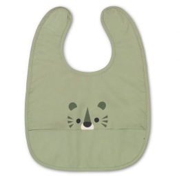Σαλιάρα Αδιάβροχη Eat Tiger 54-20015014 Green Franck & Fischer 100% Βαμβάκι