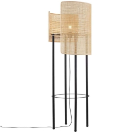 Φωτιστικό Δαπέδου Jaffna 2212064060 Φ46x155cm 1xE27 60W Natural-Black Nordlux