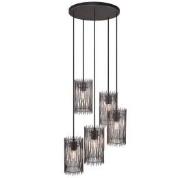Φωτιστικό Οροφής Elvis 2212263003 Φ35x57x57,2cm 5xE27 40W Black Nordlux