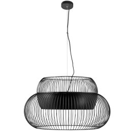 Φωτιστικό Οροφής Atlas 2212473003 70x41,5cm 3xE27 60W Black Nordlux