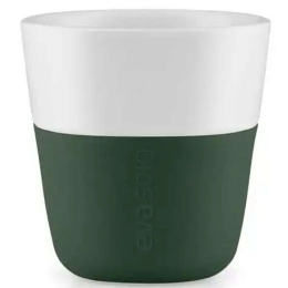 Φλυτζάνια Espresso Πορσελάνινα (Σετ 2Τμχ) 501129 80ml Emerald Green Eva Solo Πορσελάνη,Σιλικόνη