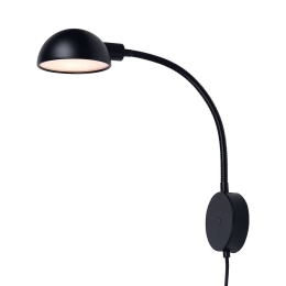 Φωτιστικό Τοίχου Nomi E14 12,5x35,1cm Black Dftp