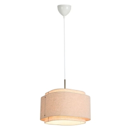 Φωτιστικό Οροφής Κρεμαστό Takai E27 45x30cm Beige Dftp