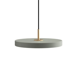 Φωτιστικό Οροφής Asteria Plus Mini Brass 2295 Φ31x10.5cm Led 1200lm 18W 2400-3000k Nuance Olive Umage