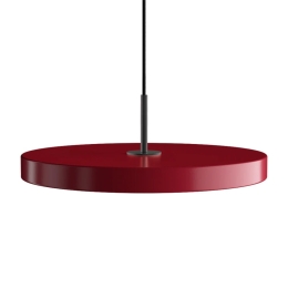 Φωτιστικό Οροφής Asteria Plus Medium Black 2563C4173 Φ43x14cm Led 1600lm 28W 2400-3000k Ruby Red Umage