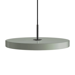 Φωτιστικό Οροφής Asteria Plus Medium Black 2567C4173 Φ43x14cm Led 1600lm 28W 2400-3000k Nuance Olive Umage