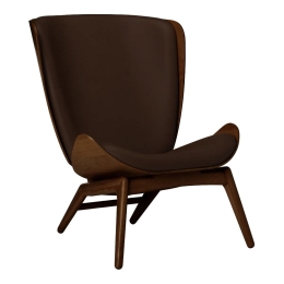 Πολυθρόνα The Reader Hope Leather 5701C5502-11 78x91x105cm Dark Oak Brown
