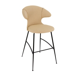Σκαμπό Μπάρ Time Flies 590-11C5912-3 51x56x112cm Summer Shine-Black Umage