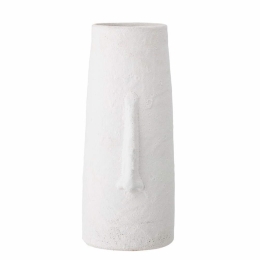 Βάζο Berican 82047461 17,5x40cm White Bloomingville Πηλός