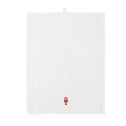 Πετσέτα Τσαγιού Lobster Yummy 605861 70x50cm White-Red Normann Copenhagen Βαμβάκι-Λινό