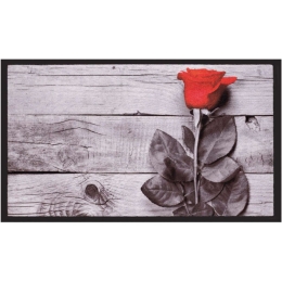 Πατάκι Εισόδου Image Rose 172 45x75cm Beige-Red Sdim 45X75